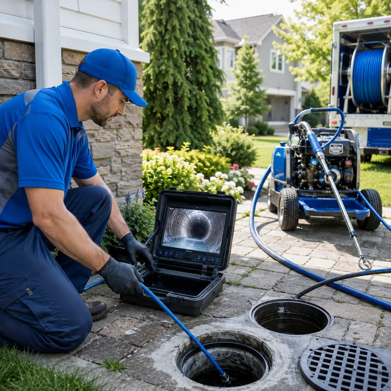 Outdoor drain cleaning professionals serving Seaman, OH