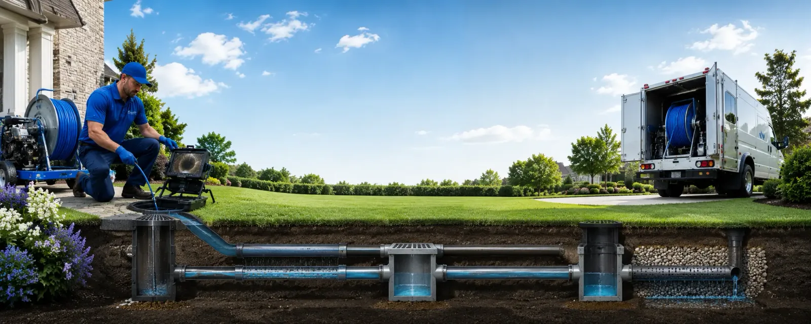 Outdoor drain cleaning information for Seaman, OH